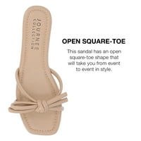 Kolekcija Journee Womens Soma Tru Comfort pjena Slida sandale s niskom blok petom