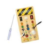 Svjetleća ploča za aktivnosti senzorska ploča edukativna igračka s preklopnom sklopkom Montessori distribucijska ploča igračka za