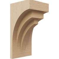 Ekena Millwork 5 W 5 D 10 H serija Wide Rockford Rough Cedar Woodgrein Timberthane Corbel, Primed Tan