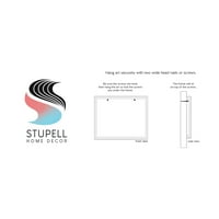 Stupell Industries Rela Lake Time rustikalna vesla grafička umjetnost crna uokvirena umjetnička print zidna umjetnost, dizajn Elizabeth