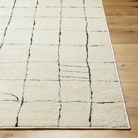 Umjetnički tkalci Freud Geometric Area tepih, crna, 5'3 7 '