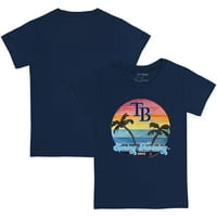 Proljetna majica za vježbanje za malu djecu u tamnoplavoj boji