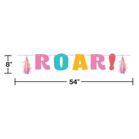 Girl Dinosaur Banner, grof