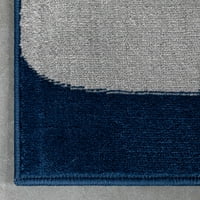 Dobro tkani Barclay Belinay Modern Abstract Blue 7'10 9'10 Područje prostirke