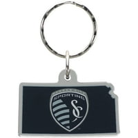 Sporting Kansas City City Acril Keychain State Logo