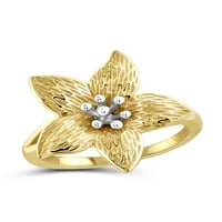 Zlato nad srebrnim cvjetanjem cvjetnog prstena ljepote