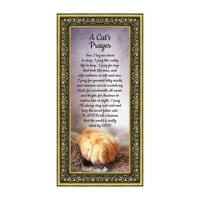 Mačja molitva, poklon za ljubitelje kućnih ljubimaca, okvir za slike s otiscima šapa, 4,10, 7412