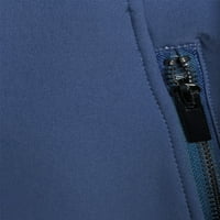 Švicarski tehnološki dugi rukavi opušteni fit solidna jakna za tisak, pakiranje