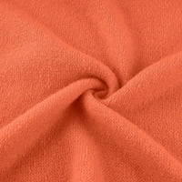 Domaća blagdanska Moda, široki ženski džemperi plus size, narančasta veličina;