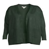 Terra & Sky Women's Plus Size Core Cardigan džemper
