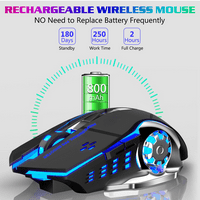 Punjivi bežični miš-višenamjenski uređaj s izborom točaka po inču, ergonomski optički prijenosni tihi miš za