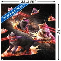 James Booker - plakat laserske mačke galaksije na zidu pizzerije, 22.375 34