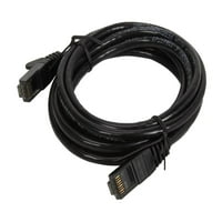 7-noga patch kabel, CAT Ethernet bez zaduženosti RJ M crna - patch kabel - ft - black - B2B