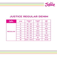 Justice Girls Classic Jean Shorts, veličine 5- & Plus
