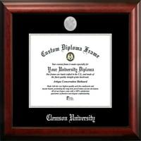 Okvir za diplomu Sveučilišta Clemson 11-inčni 8.5-inčni srebrni reljef