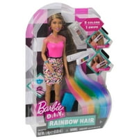 Lutka Barbie s duginom kosom, brineta, s priborom
