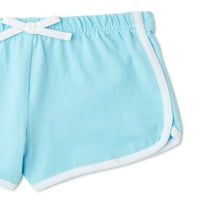Dreamstar Girls 'Solid i tiskane kratke hlače dupina, 3-pack, veličine 4-16