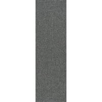 Pleteni tepih za unutarnju i vanjsku upotrebu, 2' 612', drveni ugljen
