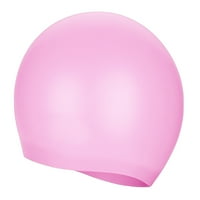 Vodootporna silikonska kapa za plivanje za uši za zaštitu ušiju kapa za plivanje navlaka za šešir za odrasle i djecu dječja ružičasta