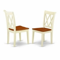 Izborna drvena stolica za blagovanje - set od 2 stolice