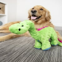 Plišana igračka za pse za pse s tehnologijom protiv žvakanja, velika, zelena