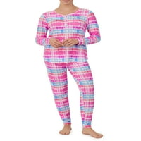 Ženski pidžama Set od pletiva Henlee i Jogger s dugim rukavima