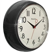 Westclox® 9.5 1950 -ih retro crni futrola Prenosi stakleni sat