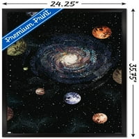 Zidni plakat Galactica, uokviren 22,375 34