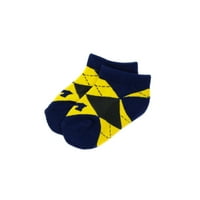 Michigan Wolverines Baby Argyle No Show Sock - Donegal Bay - Unise - Dojenčad - Ne -Show