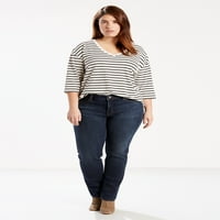 Levijeva žena plus size klasična ravna noga jean