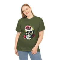 Majica s lubanjom i ružama