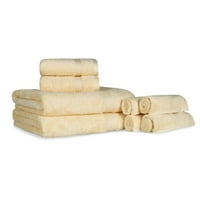 Vrhunski upijajući 8-dijelni set egipatskih pamučnih Kanarskih ručnika