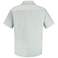 Muška radna košulja kratkih rukava U industrijskoj prugastoj košulji