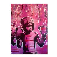 Zaštitni znak likovne umjetnosti 'Boxer Kid 2' Canvas Art by Abstract Grafiti