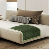 Jedinstvene ponude čvrsti mikrofiber meki luksuzni krevet pokrivač paprati zeleno 23 x30