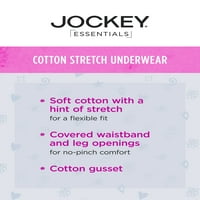 Jockey® Essentials djevojke 'pamučni bikini - pakiranje, veličine S -XL