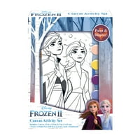 Disney Frozen božićno platno set, uključuje boju