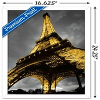 Eiffelov toranj osvijetljeni zidni poster, 14.725 22.375