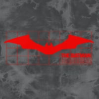 Batman Muška kravata boja Grafička majica majice Batman logotip, veličine S-XL