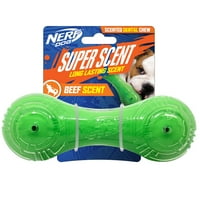 Nerf Dog Super Miris Beef-mirisač za žvakanje igračke za pse, zelena