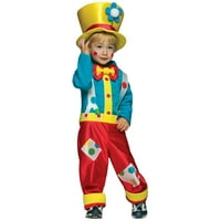 Dječji kostim klauna za dječaka za Noć vještica, Jedna veličina