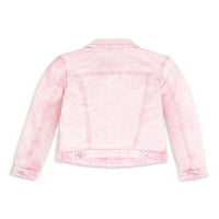 Wonder Nation Girls Fashion Denim jakna, veličine 4- & Plus