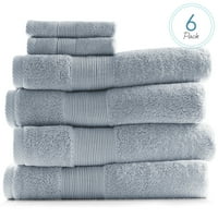 Set ručnika za kupanje od pamuka luksuzno mekan, ledeno plava