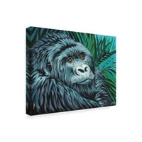 Zaštitni znak likovna umjetnost 'Mungle Monkey II' platno umjetnost Carolee Vitelletti