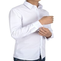 Muške košulje muške casual opremljene košulje Dugih rukava za muškarce poslovne košulje vrhovi