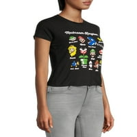 Super Mario Juniors gljiva kraljevstvo obrezana grafička majica