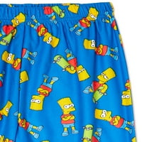 Dječački pidžama Set Simpsons 2 komada, veličine 4-12