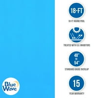 Plavi val Plava kružna obloga standardnog kolosijeka-48 54 inča