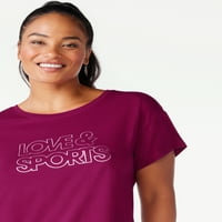 Love & Sports Women's Logo Tee s kratkim rukavima, veličinama xs-xxxl