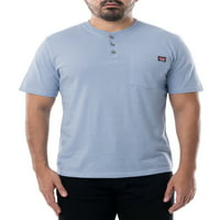 Wrangler radna odjeća muška majica s kratkim rukavima Henley, veličine S-5xl